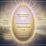 Artistic egg-diagram